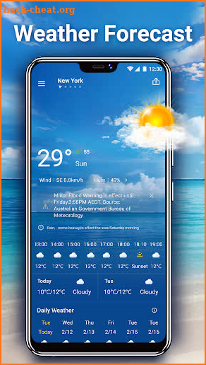 Weather Forecast - Local Weather Channel & Alerts screenshot