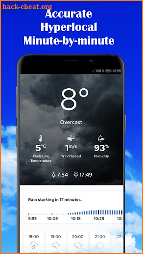 Weather forecast - Meteosource screenshot