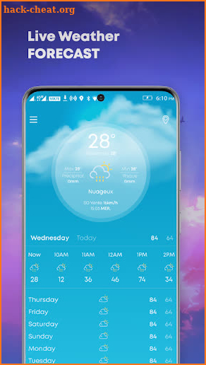 Weather Forecast Pro: Hourly/Daily Live Weather screenshot