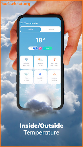 Weather Forecast, Thermometer screenshot