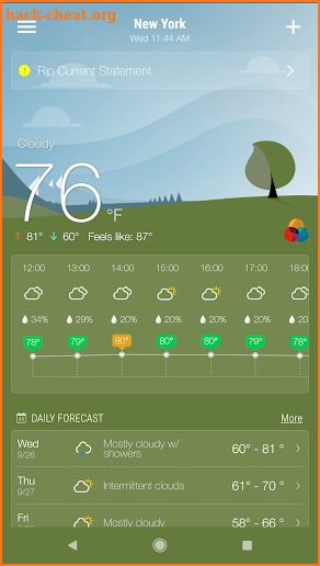 Weather Forecast - Widget & Radar screenshot