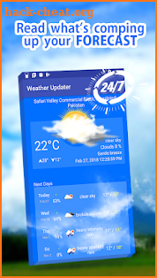 Weather Forecasting & Updates Chanel screenshot