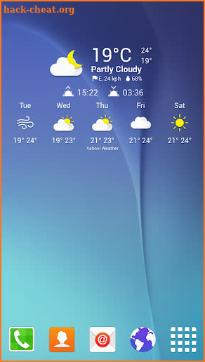 Weather Icons SGS6 for Chronus screenshot