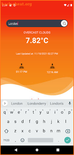 Weather Info screenshot