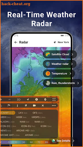 Weather Launcher - Live Radar screenshot