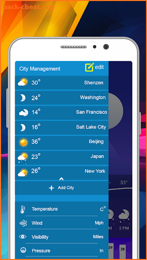 WEATHER LIVE Strip- WEATHER FORECAST Apps Free screenshot