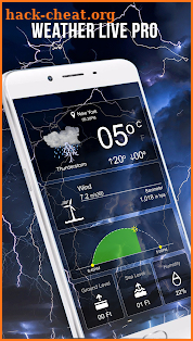 Weather Live Updates Pro: Radar, Forecast, Reports screenshot