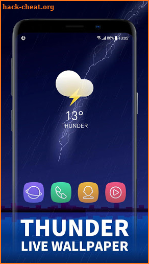 Weather Live Wallpaper for Free screenshot