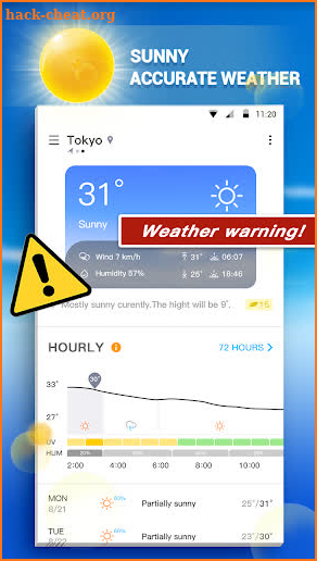 Weather - Live Weather Forecast & Alerts & Widgets screenshot
