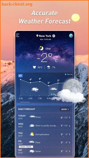 Weather Live：Weather Forecast & Radar & Widget screenshot