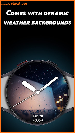 Weather Log - Watch face screenshot