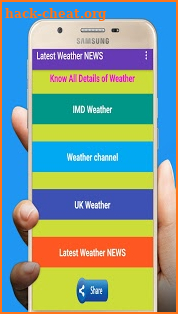 Weather NEWS screenshot