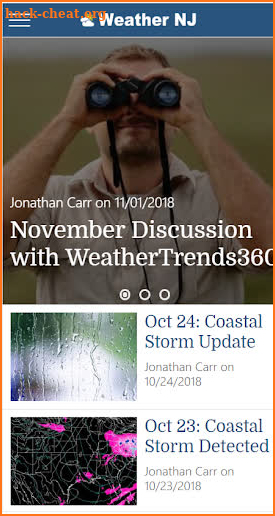 Weather NJ screenshot