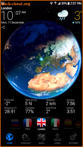 WEATHER NOW - Accurate Forecast Earth 3D & Widgets screenshot