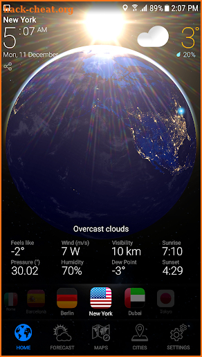 WEATHER NOW - Accurate Forecast Earth 3D & Widgets screenshot