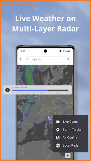 Weather Now Launcher - Radar screenshot