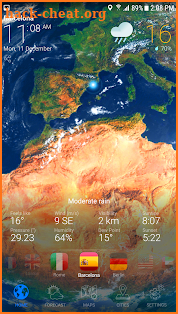 WEATHER NOW Premium US Forecast, 3D Earth & Widget screenshot