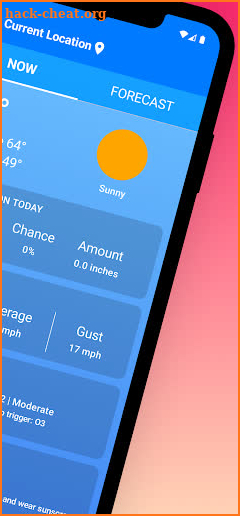 Weather on Homescreen screenshot