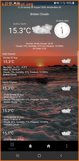 Weather Planner screenshot