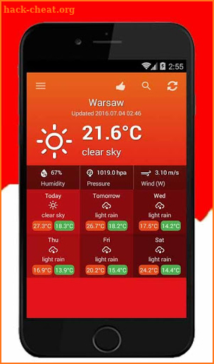 Weather Poland screenshot