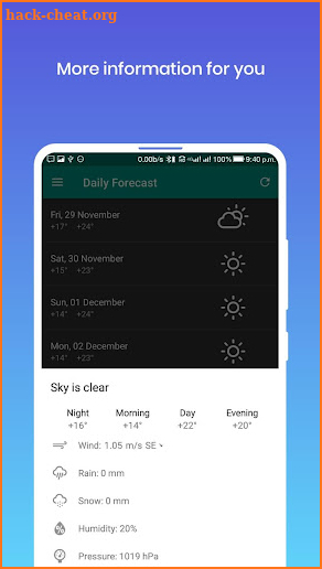 Weather Pro screenshot
