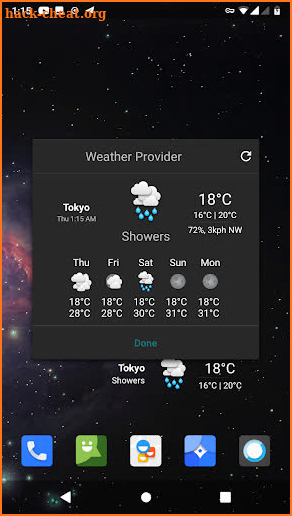 Weather Provider for LineageOS screenshot