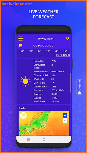 Weather Radar & Live Weather Forecast screenshot