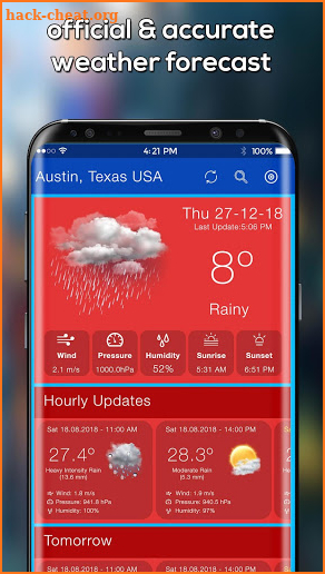 Weather Radar App 2019 Weather Forecast Radar Maps screenshot