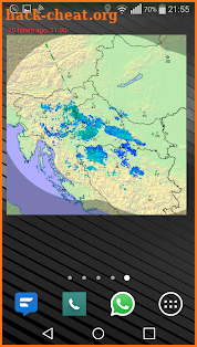 Weather Radar HR and SLO screenshot
