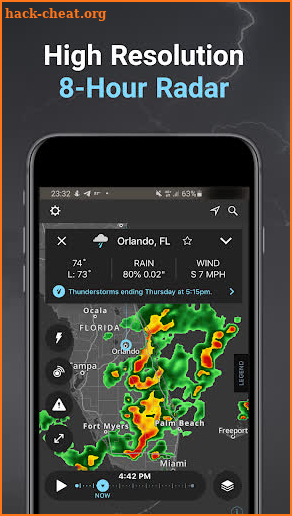 Weather Radar Live Tracker PRO screenshot