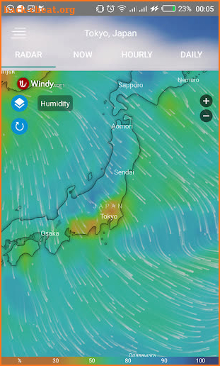 Weather radar map: waves, rain & hurricane tracker screenshot