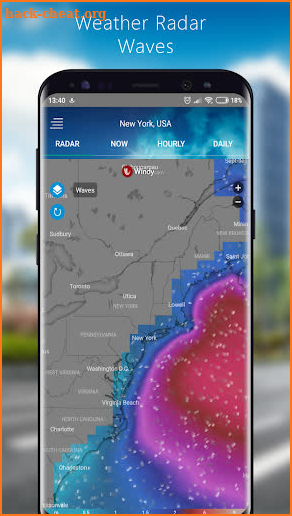 Weather Radar Maps Live - Waves Rain Wind Clouds screenshot