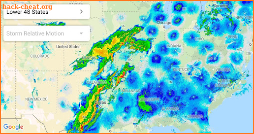 Weather Radar USA - Rain Snow Radar Image Live screenshot
