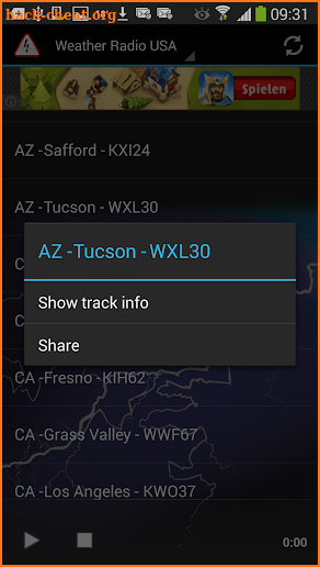 Weather Radio USA screenshot