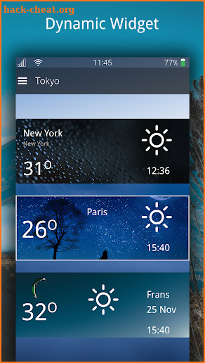Weather Report & Widget screenshot