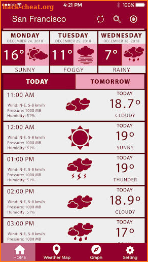 Weather Report Local Weather Forecast Weather Pro screenshot
