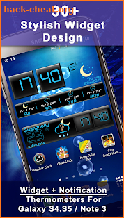 Weather Rise Clock 30+ Widgets screenshot