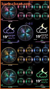 Weather Rise Clock 30+ Widgets screenshot
