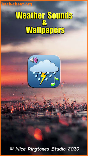 Weather Sounds Ringtones & Wallpapers screenshot