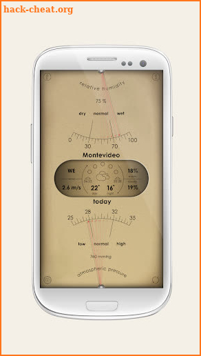 Weather Station with barometric pressure sensor screenshot