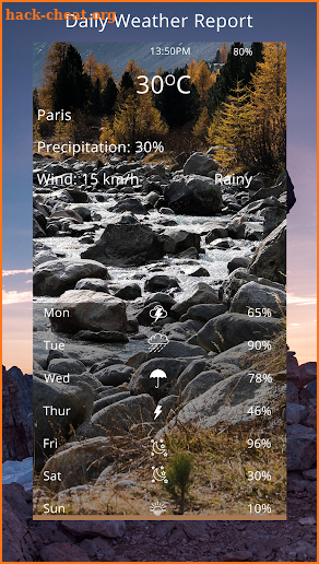 Weather Storm Shield screenshot