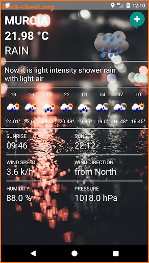 Weather - supported by OpenWeatherMap screenshot