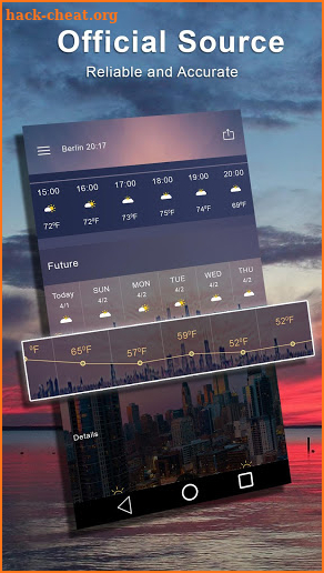 Weather unlimited & realtime weather forecast screenshot