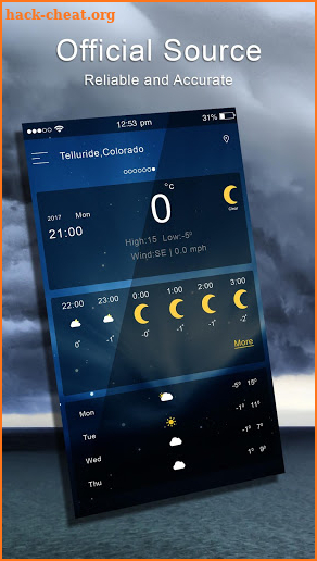 Weather unlimited & realtime weather forecast screenshot