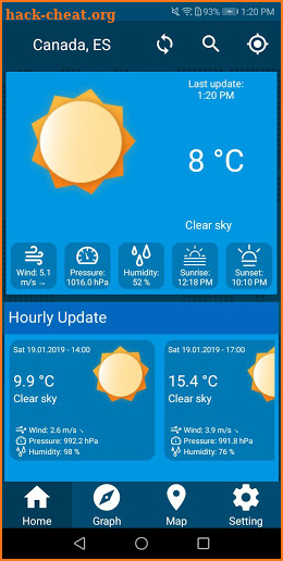 Weather Update With Time Date & Temperature Live screenshot