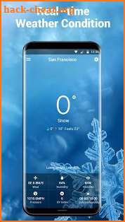 Weather updates&temperature report screenshot