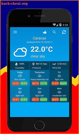 Weather Venezuela screenshot