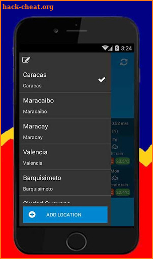 Weather Venezuela screenshot