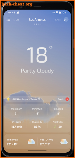 Weather Vue & Radar Monitor screenshot