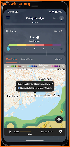 Weather Vue & Radar Monitor screenshot